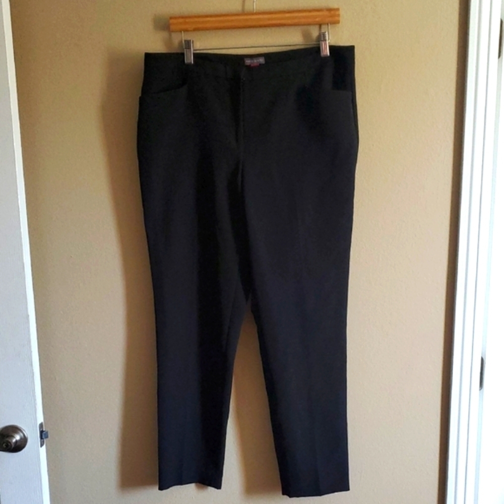 Vince Camuto Black Ankle Dress Pants Black